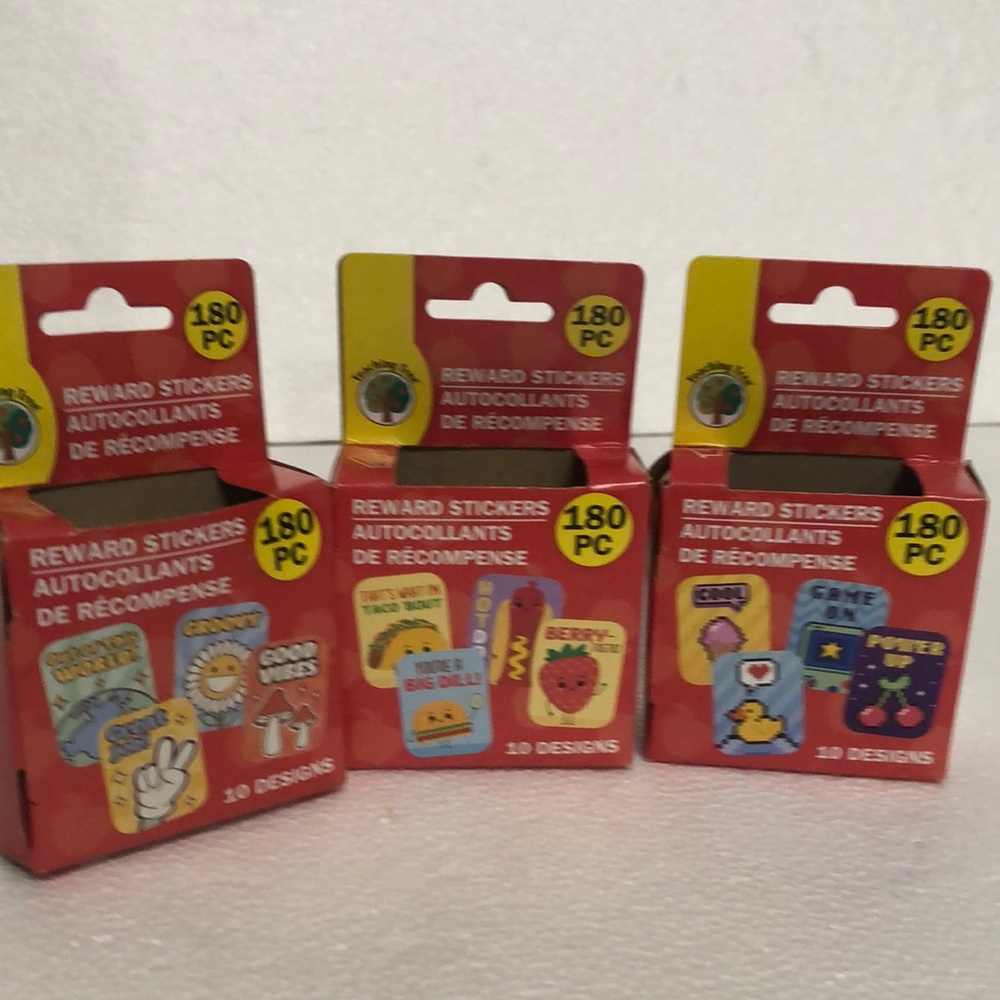 Statement Stickers Pack - 180 Pieces - 3 box bundle